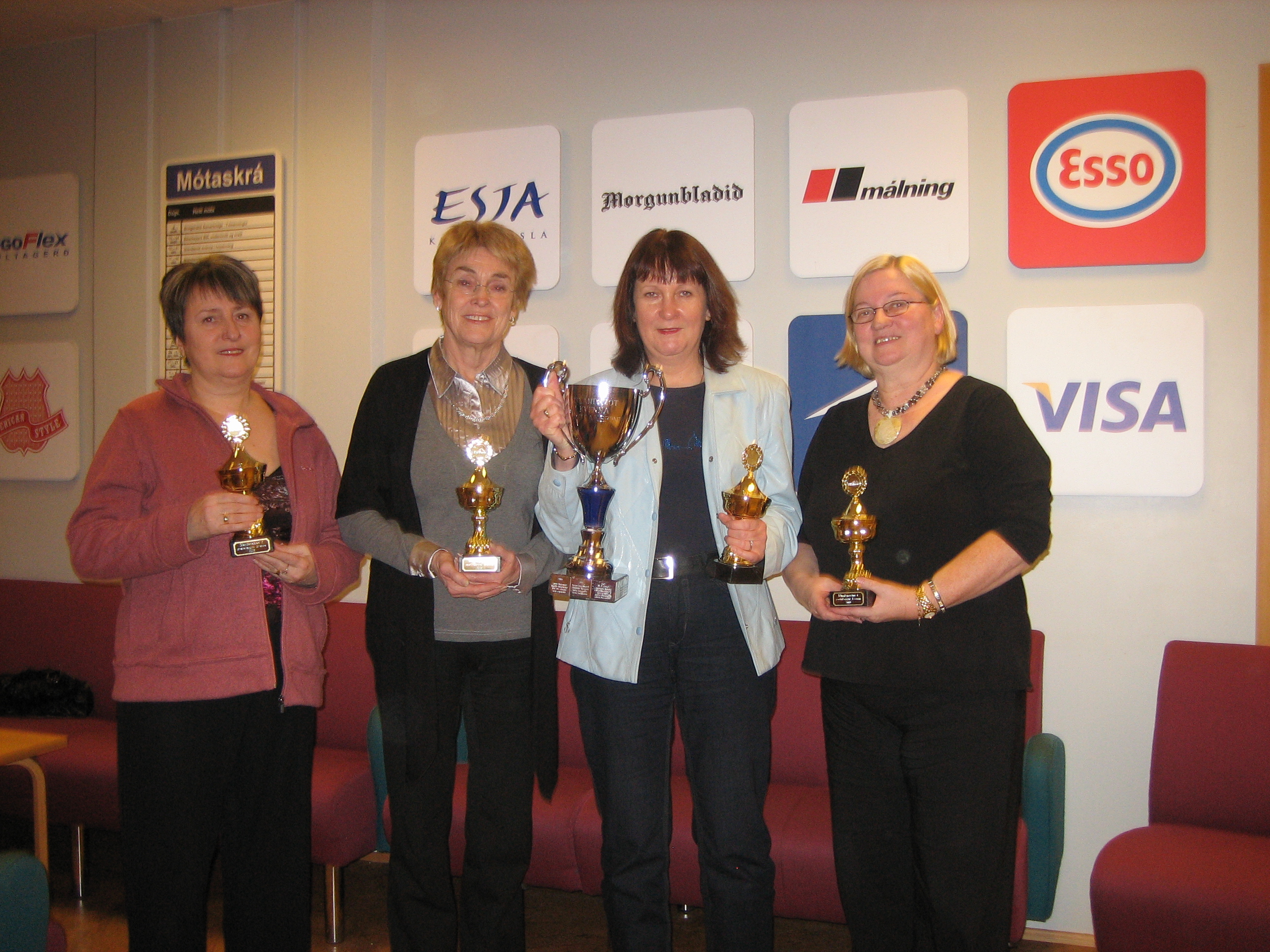 Íslandsmeistarar kvenna í sveitakeppni 2009